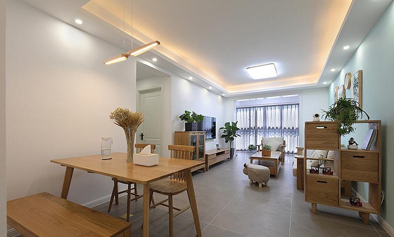 报价18万的90平米北欧风格两室两厅装修案例 带你享受家的清爽雅静