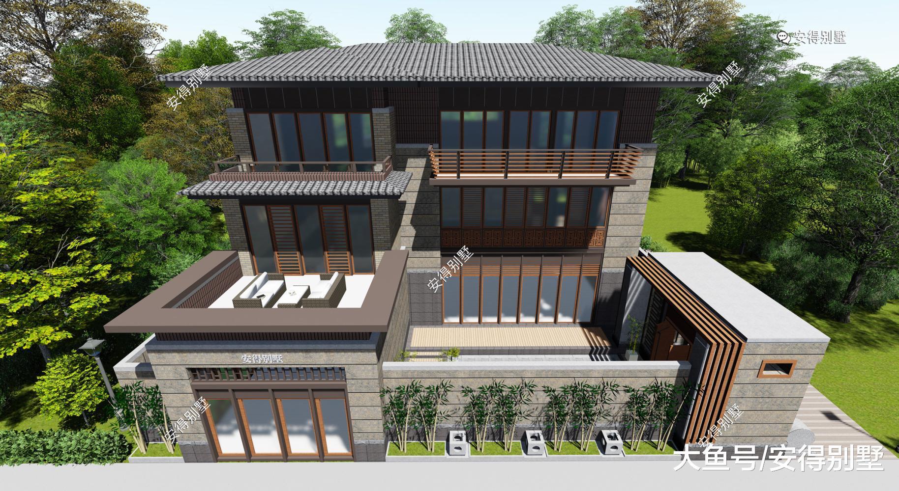 中式建筑才是真正的国人住宅, 5套精选出的新中式合院别墅, 真正的豪宅设计