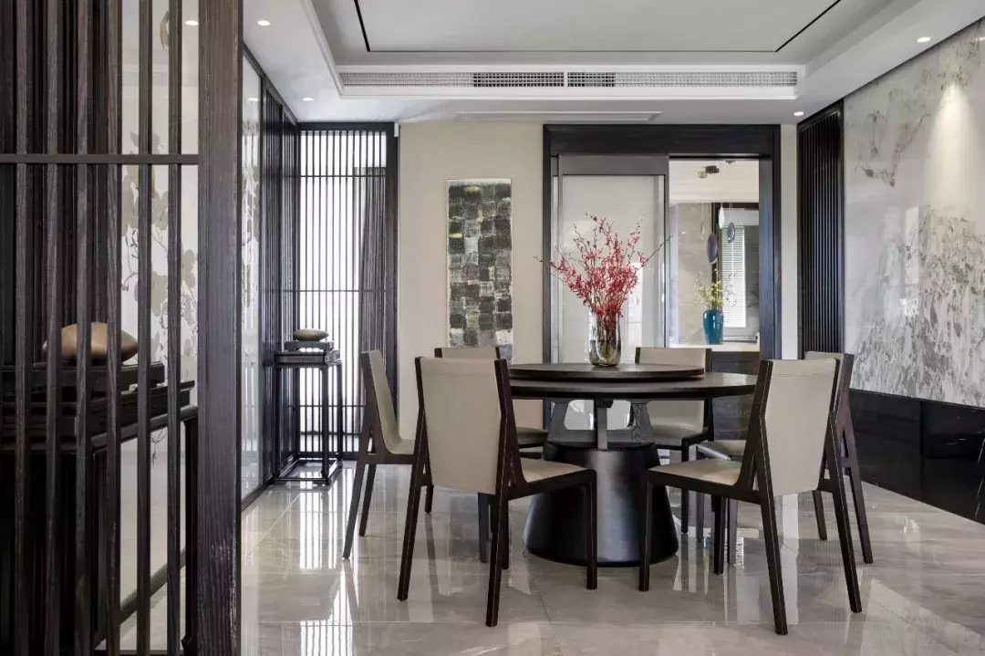 端庄大方的230平新中式风大宅, 时尚之余不失经典