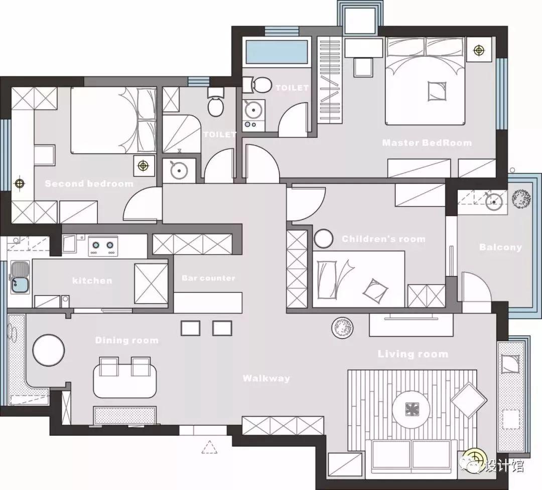 125㎡现代轻奢, 实用优雅, 复古高颜值