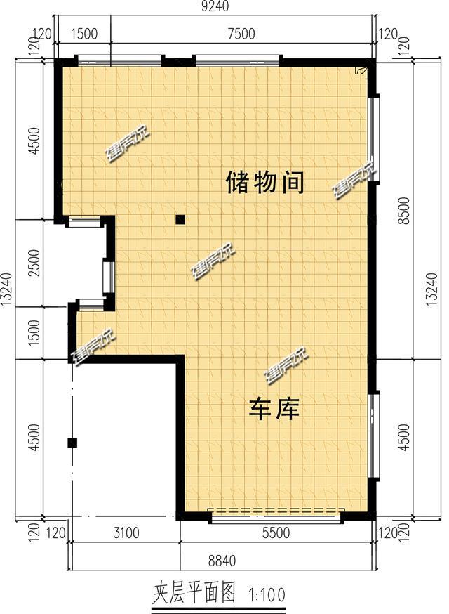 102平小宅基地也能建别墅, 外观时尚, 还带了地下车库