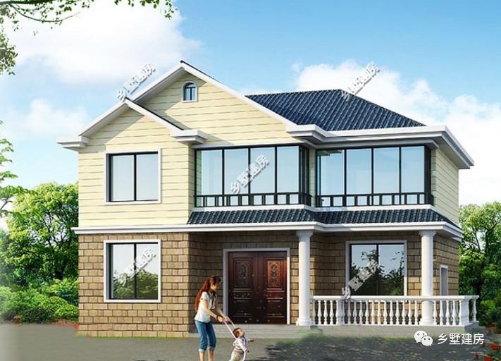 农村二层小洋楼应该怎么建? 500套图纸中精选的5套来给你答案
