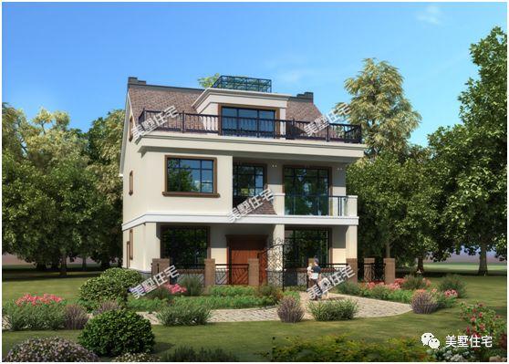 小开间也能建大别墅, 6款开间10米别墅户型, 好看又实用