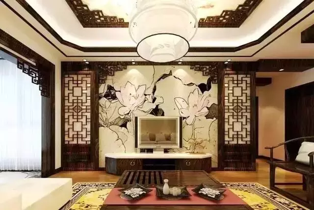 10款中式客厅电视背景墙, 教你如何呈现儒雅国风!