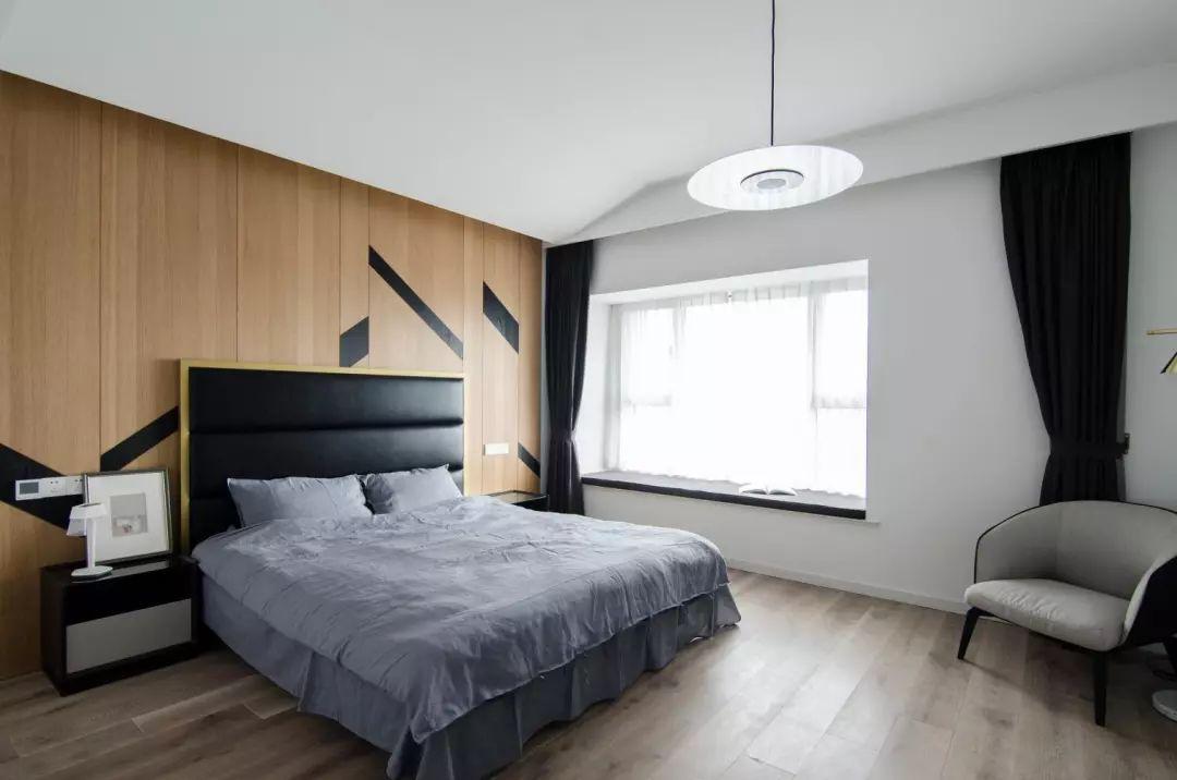 275㎡现代简约, 黑与白的交织, 装修轻奢的档次!