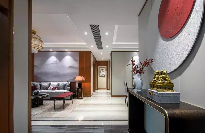 170㎡ 新中式, 最是那一抹中国红