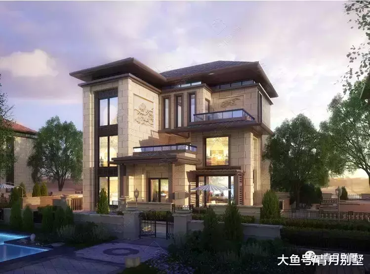 12米×11.5米三层新中式小别墅, 优雅大气, 让人心动