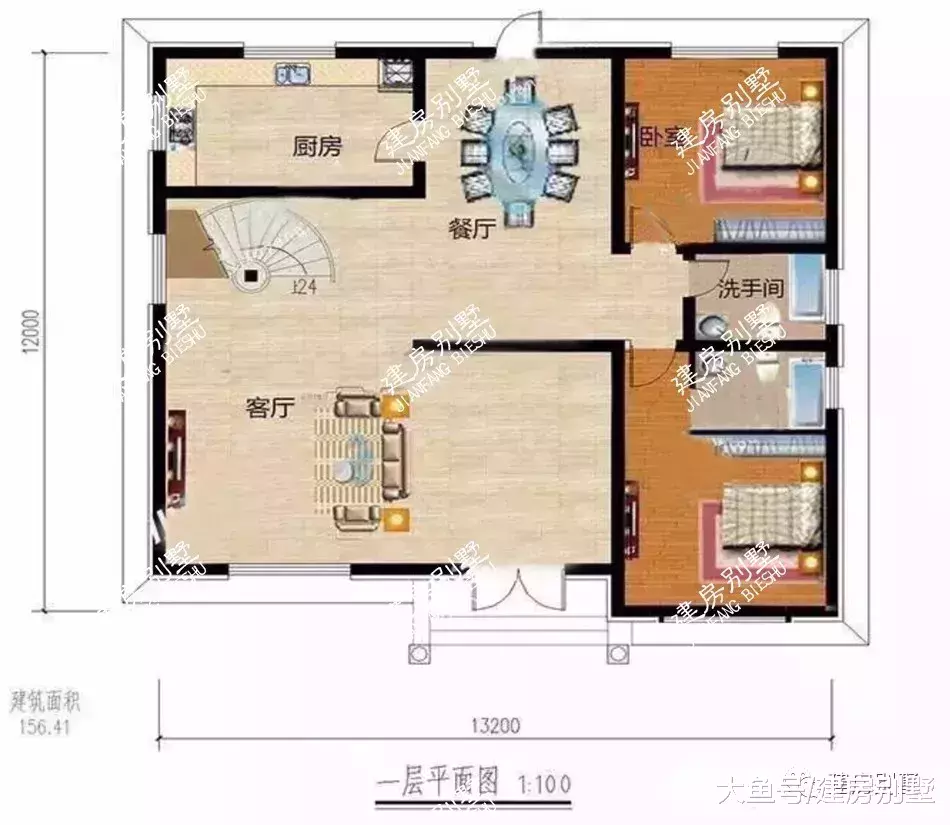 农村施工队极力推荐的自建房户型, 建第一栋的起码上千户家庭