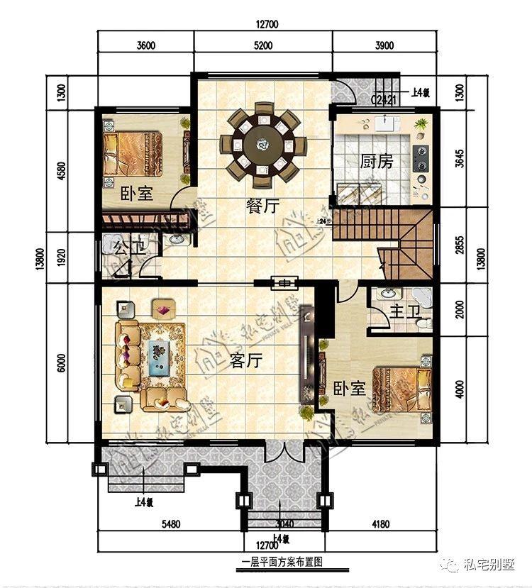 新款欧式两层农村自建房别墅, 建了这款老婆不用愁