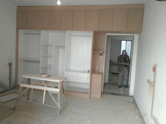 安置房装修, 木工结束, 满屋的柜子, 次卧都有15平, 来晒晒