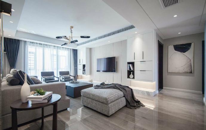 现代简约风格三居室装修, 简洁时尚又不失功能性! ????