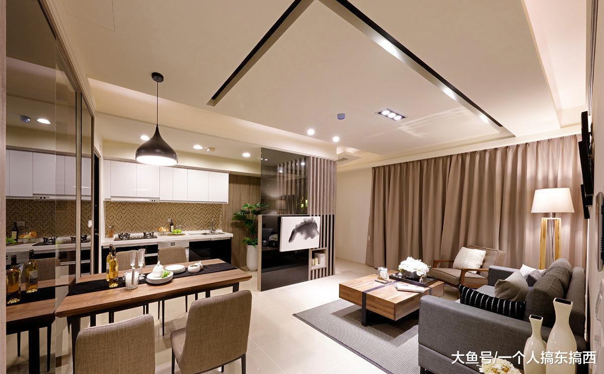 100㎡清新北欧风两居, 客厅装修也太好看了