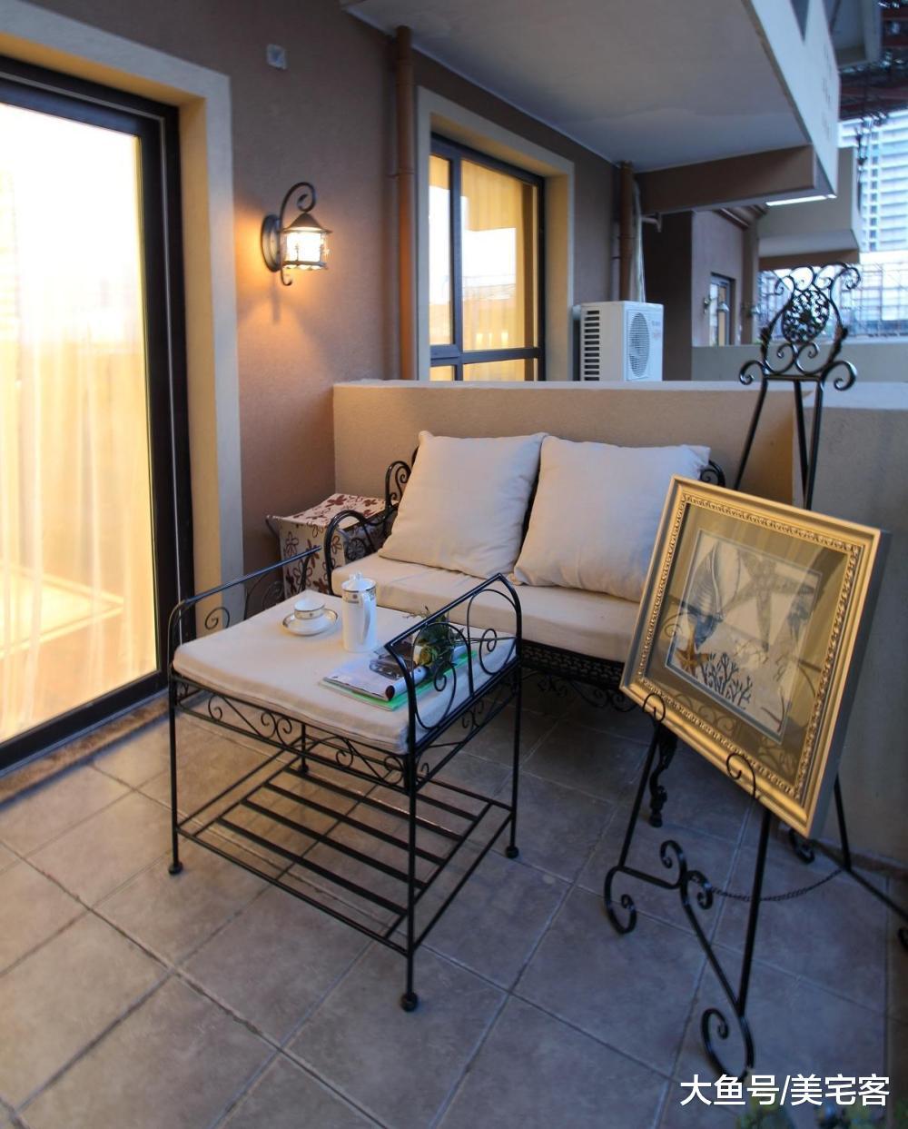 前几天刚入住, 忍不住晒晒120㎡新家, 阳台太有情调了, 漂亮