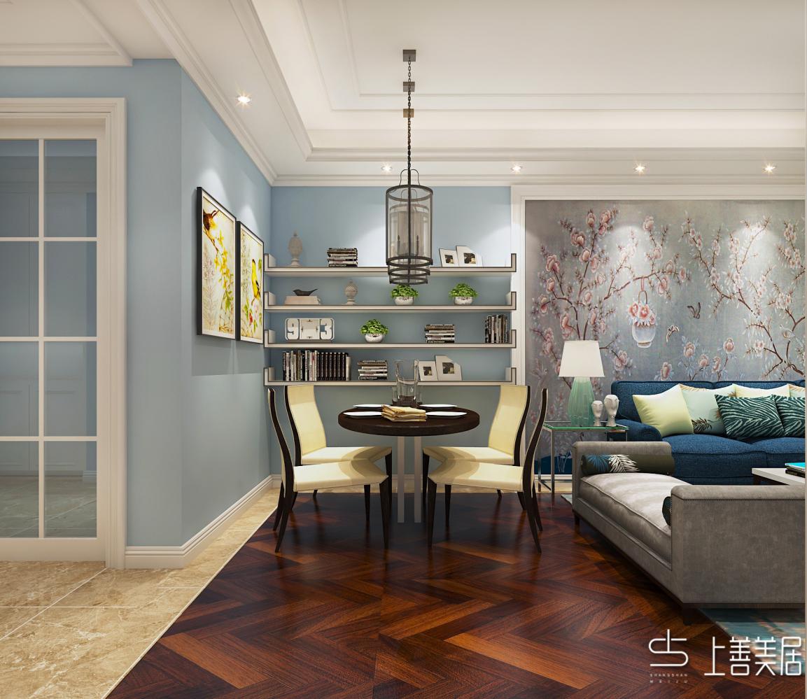 石家庄荣盛城83平两室一厅田园风格