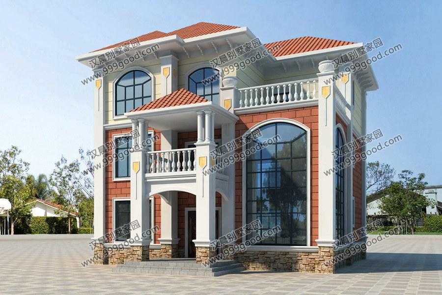 5套开间12米农村别墅, 户型方正布局合理, 造价40万下就能搞定!