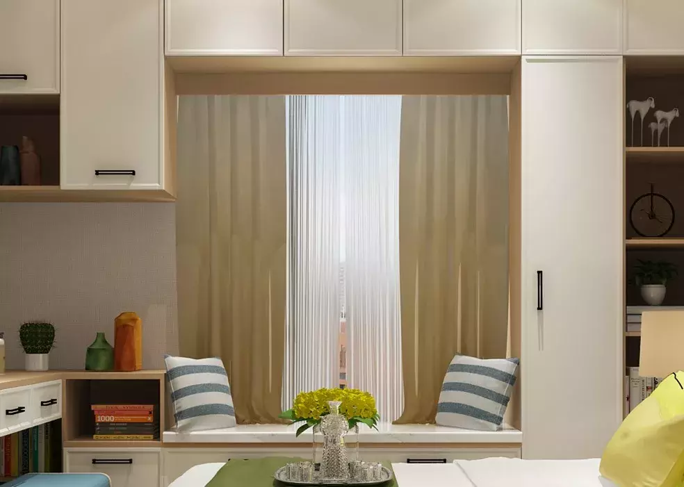 新装的卧室比多功能房还牛逼! 每天都在卧室里笑醒!