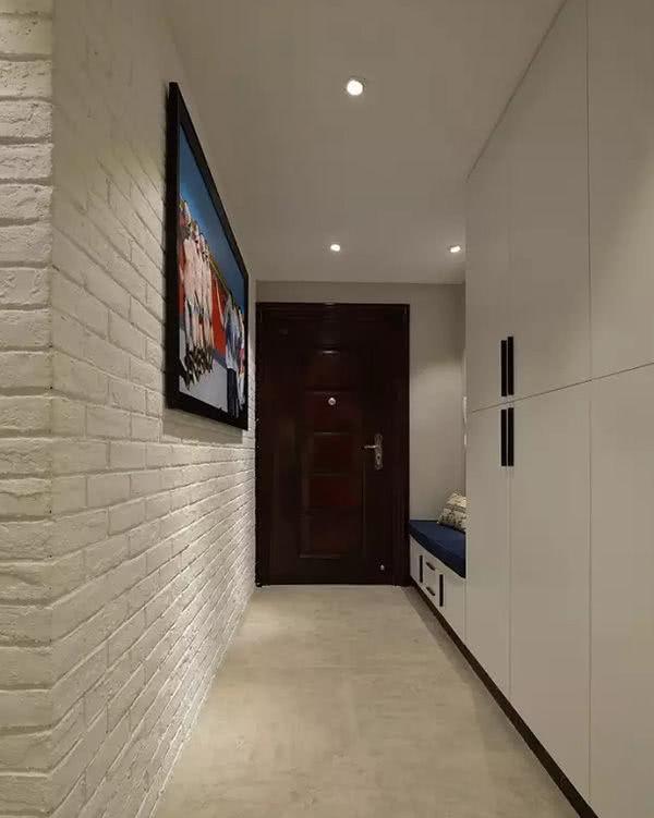 如果你家玄关也是长廊型的, 那建议这样设计, 时尚大气还实用!