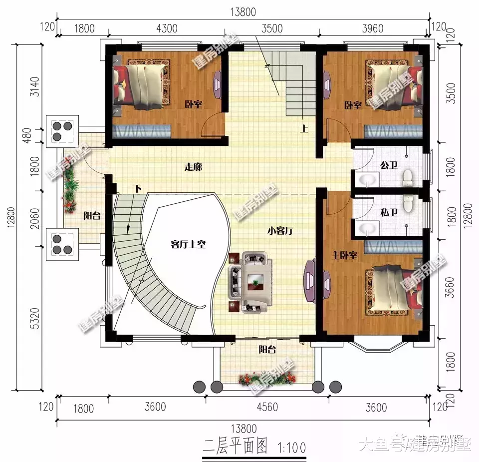50万建农村豪华别墅, 让村里的首富看了都羡慕, 村长也认输
