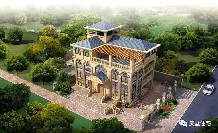 15款农村欧式别墅设计 , 原来农村房子可以这么好看!