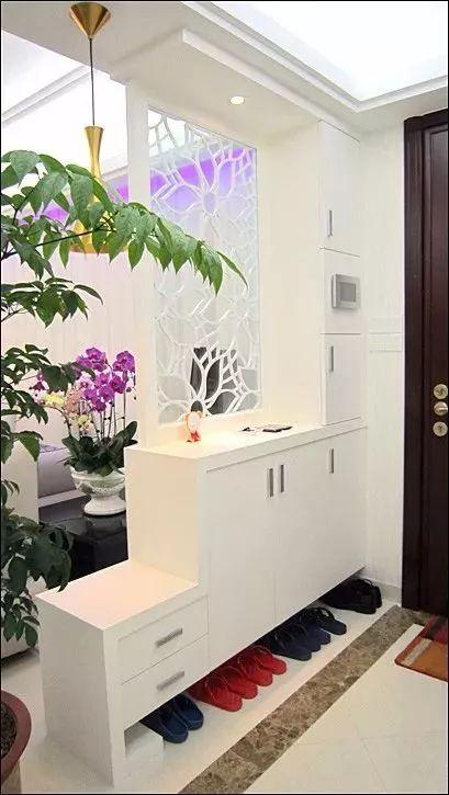 用鞋柜当隔断, 实用又美观! 何不试一试?