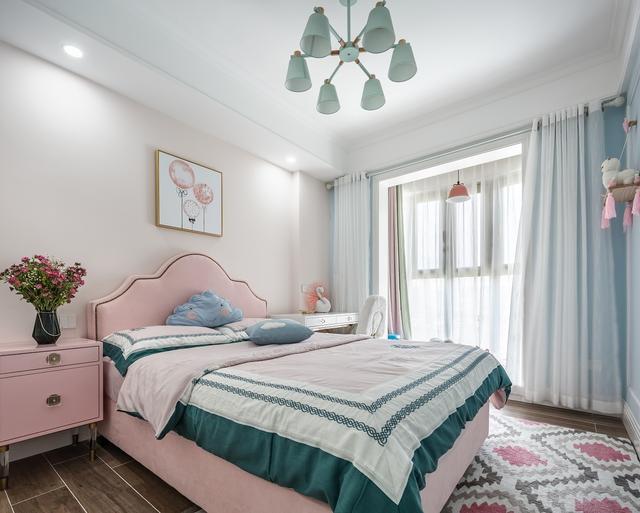 118㎡美式风格装修, 空间宽敞明亮, 看完儿童房我忍不住笑了!