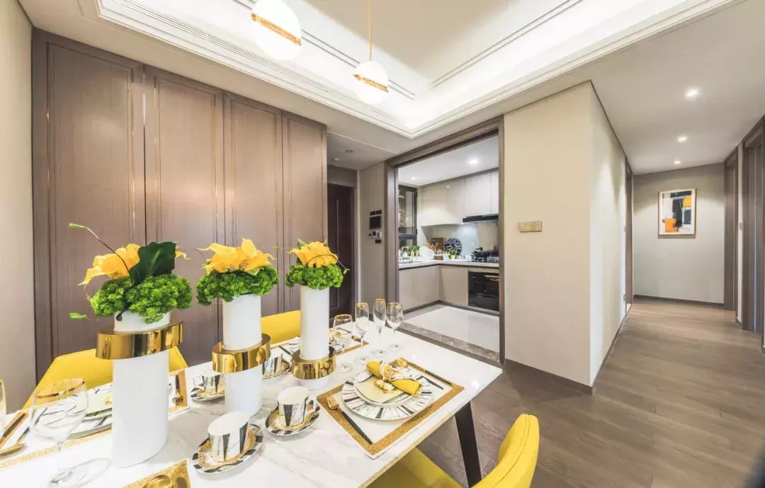 95m2简约样板间, 集一室优雅, 抒一缕繁华!