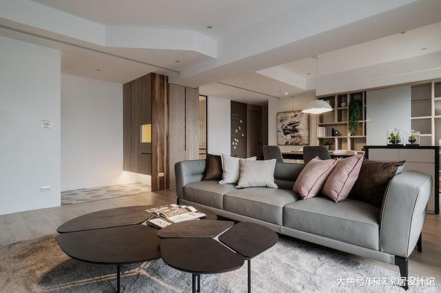 106平自然混搭风新家, 客餐厅看一眼就有好感, 以后我家也要这样