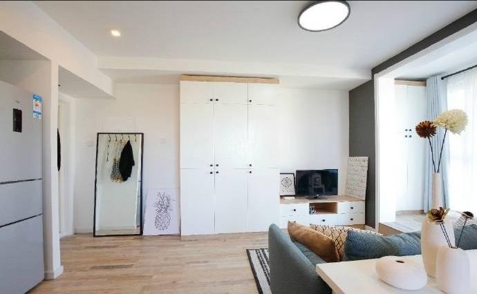 拥有这样一套50平米简单舒心的小蜗居, 足矣!