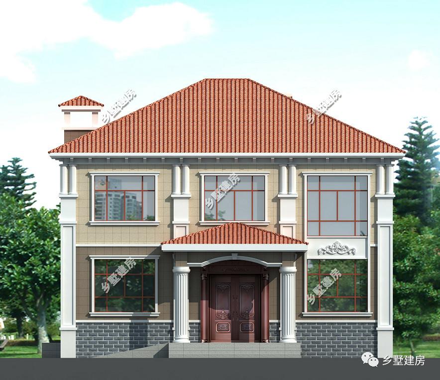 农村建别墅宅基地方正大有好处, 花的钱不多, 建出来却比人家美!