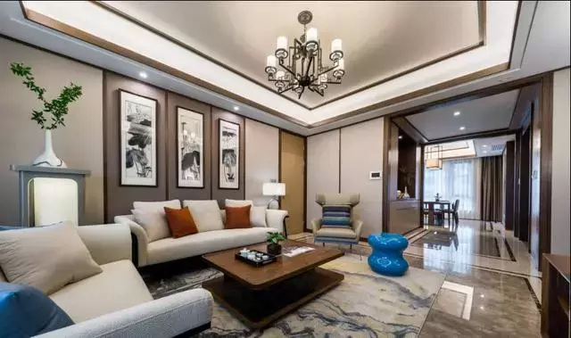 125㎡现代中式, 不笨重不老气, 却庄重高档!