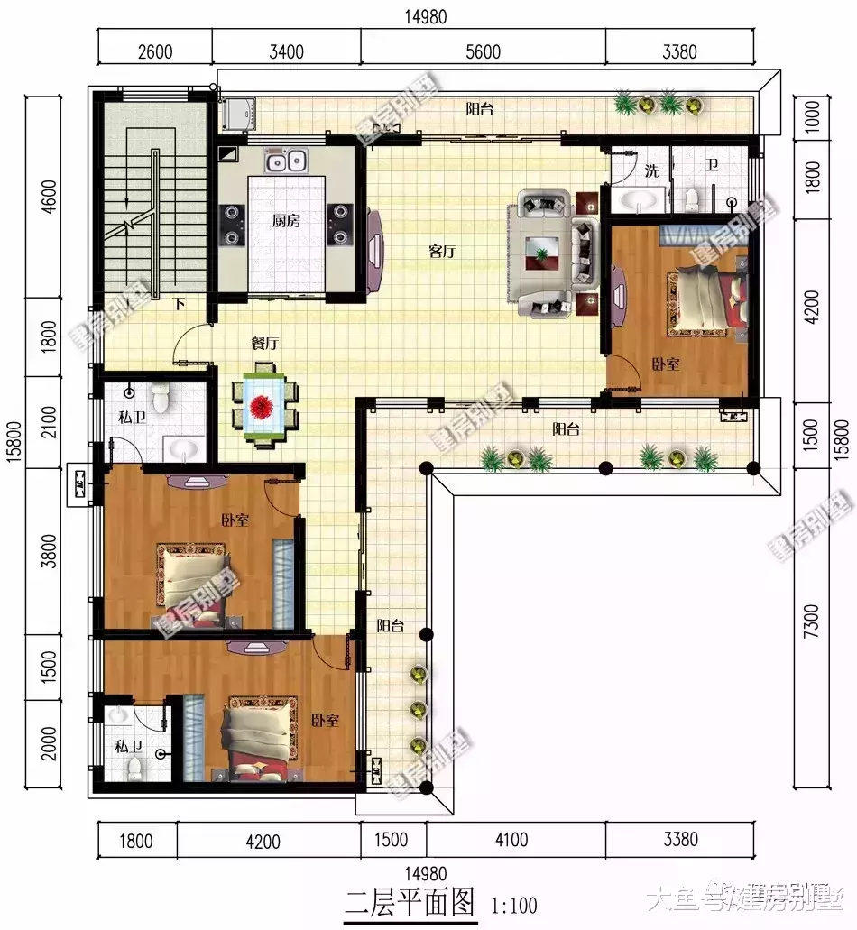 新中式风格的农村别墅, 现在有钱有品位有地位的人喜欢这样建