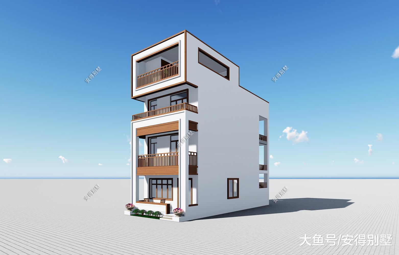 农村自建8套精品别墅设计图纸, 有中式欧式现代的, 有楼中楼大露台带车库的