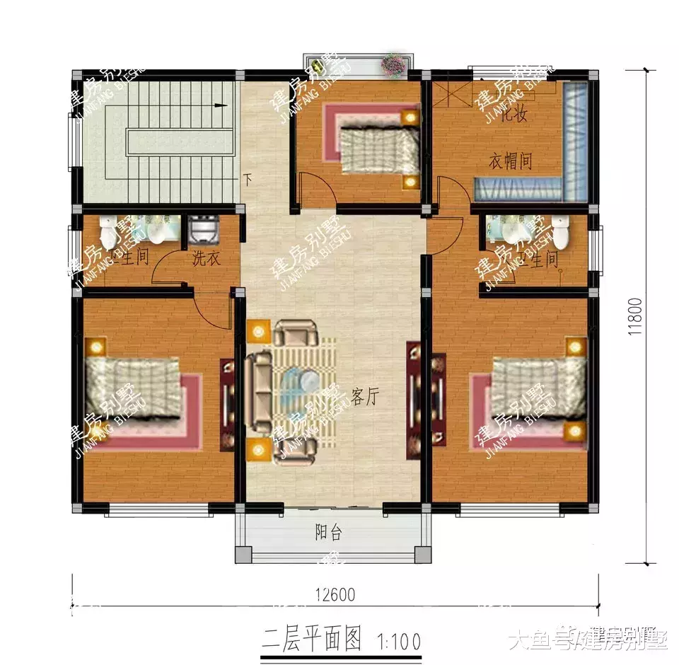 带化妆室的农村自建房, 简单实用主体23万, 北京人都爱这款