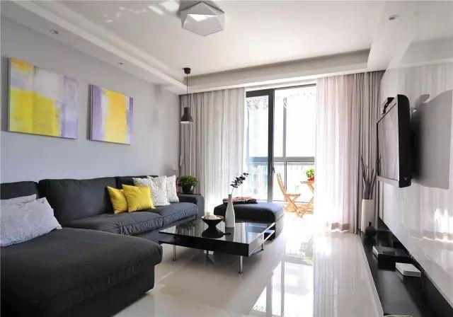 90㎡简欧风格装修设计, 清新明亮的简欧风真美!