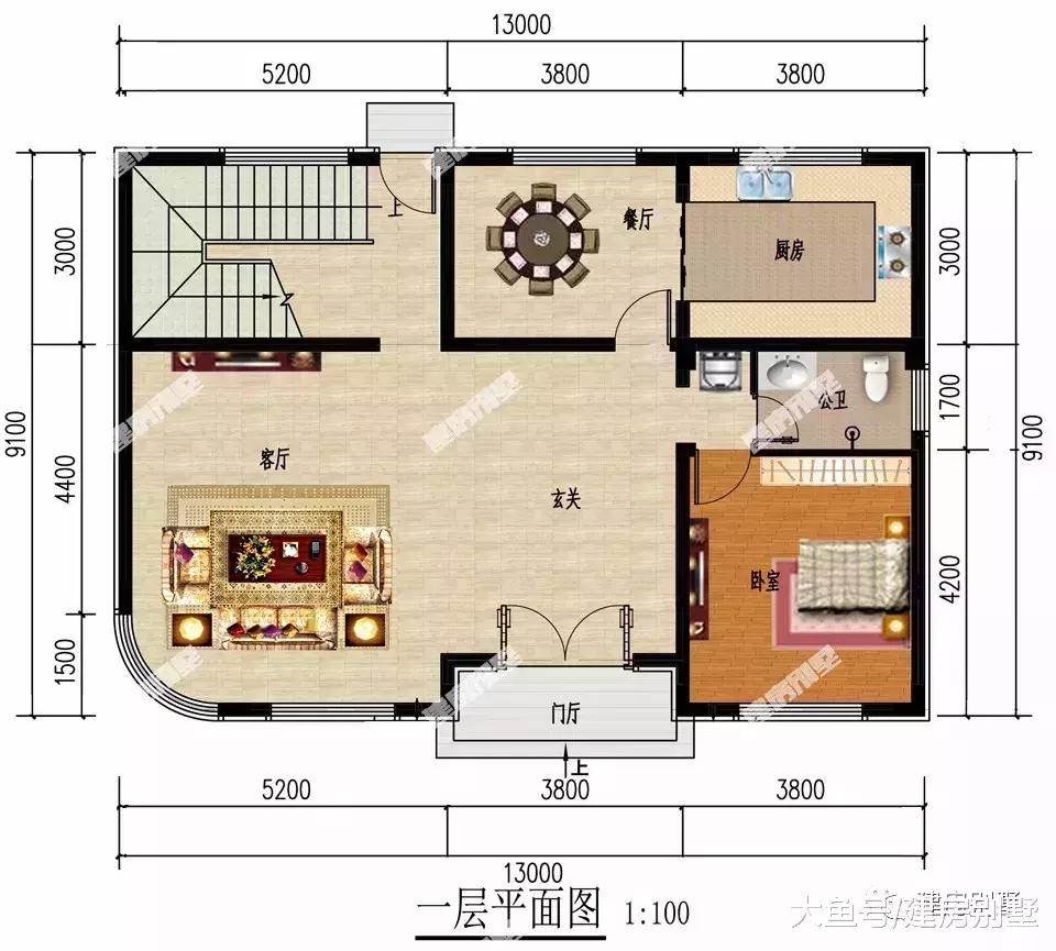 各地村民争相在建的别墅户型, 第一栋四层平屋顶性价比高