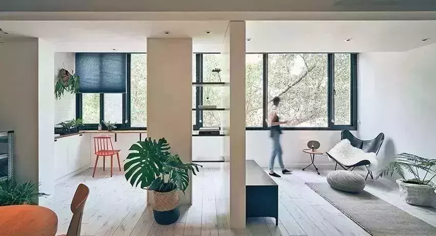 台湾的130平北欧风二居室, 40年的老房爆改案例