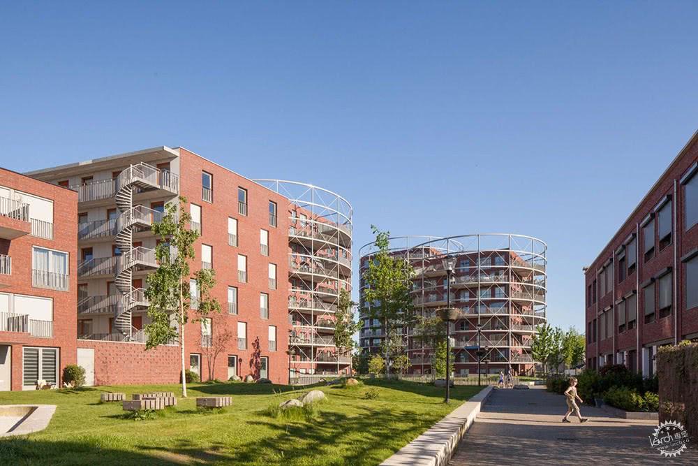 储气罐式的圆形建筑, 好看又宜居