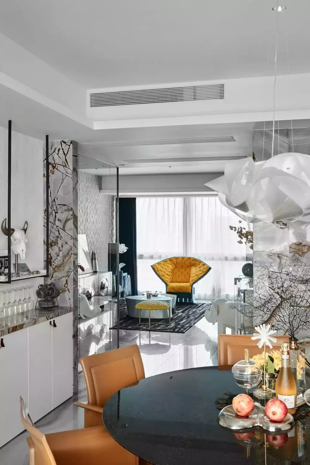 装修设计 ▏精致雅奢的黑白灰艺术设计