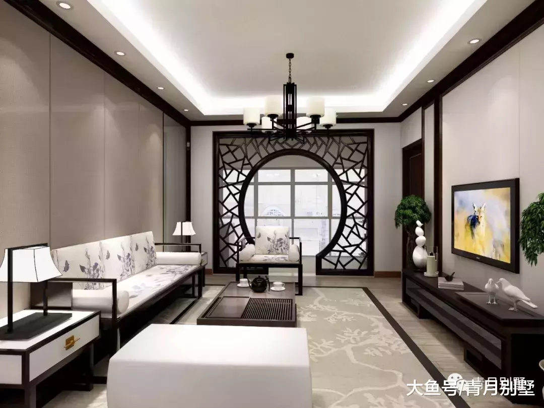 9.56米×11.36米中式小院, 享岁月静好, 宠辱不惊