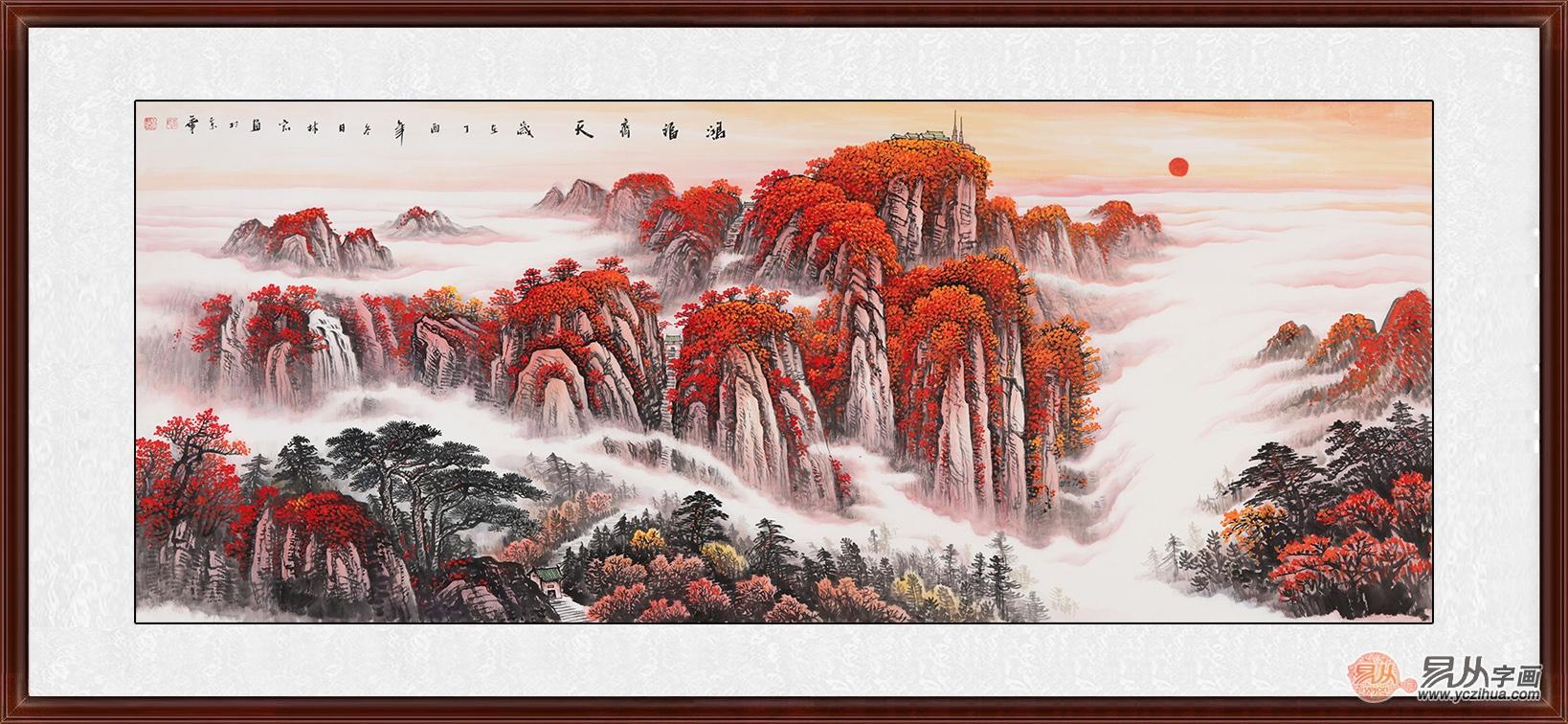 聚宝盆山水画都有哪些吉祥寓意? 易从网为你详解其风水意义