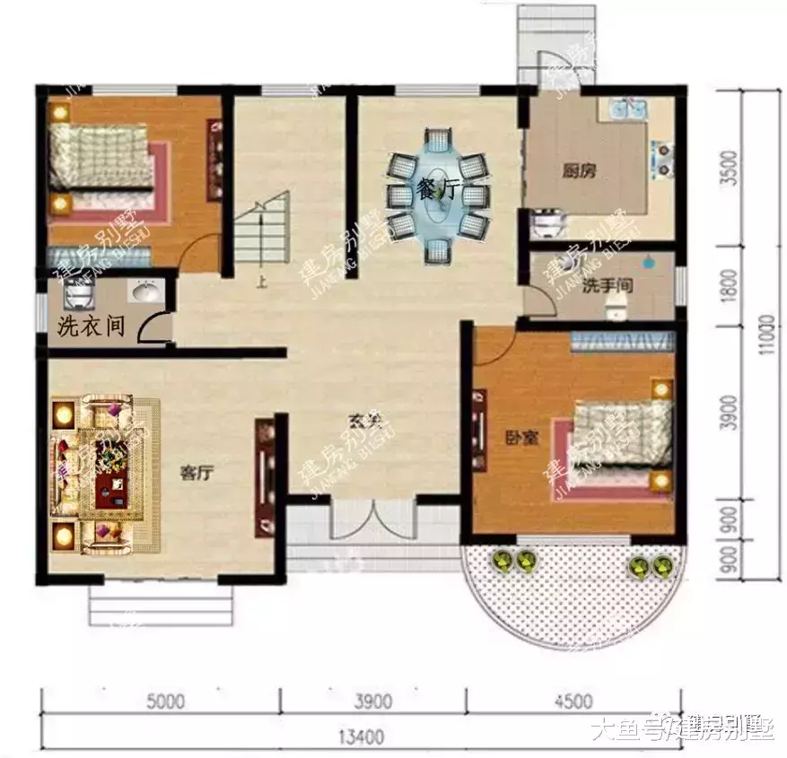 全网公认最美两层农村自建房, 建好此屋定会财运滚滚来