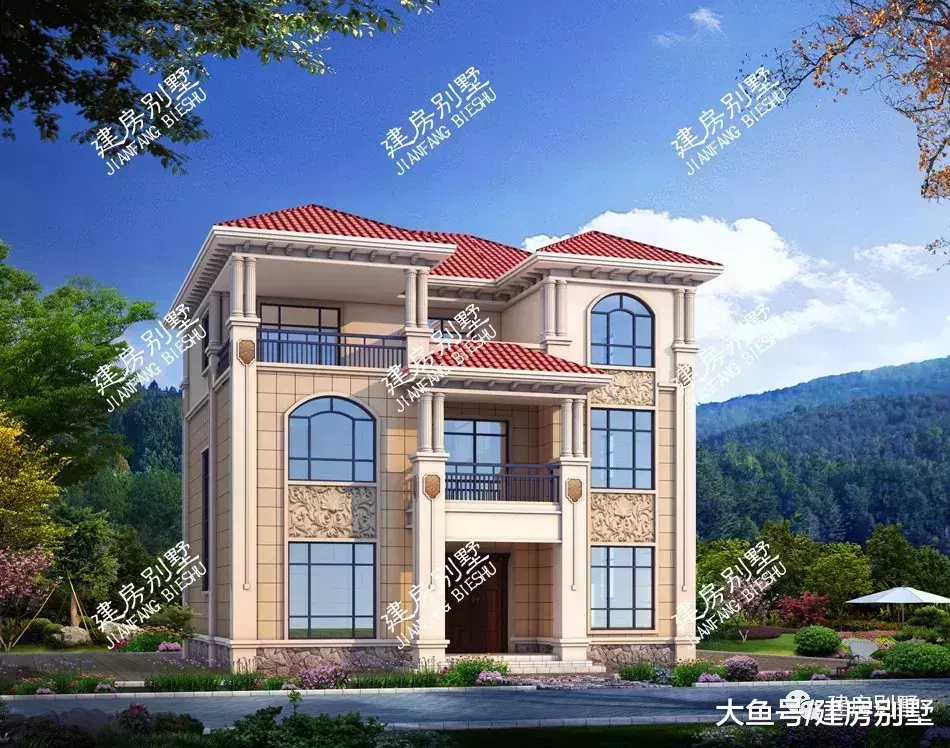 气派的农村自建房, 都带小堂屋设计, 全国各地都适合建