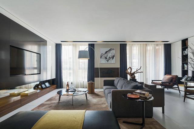 140㎡现代简约复式楼, 客厅清新自然、温馨舒适, 给大家晒晒!