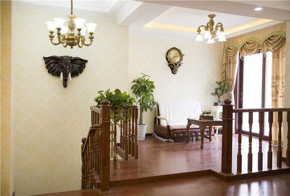 新家装美式风格, 两层硬装22万, 朋友看了都说高大上!