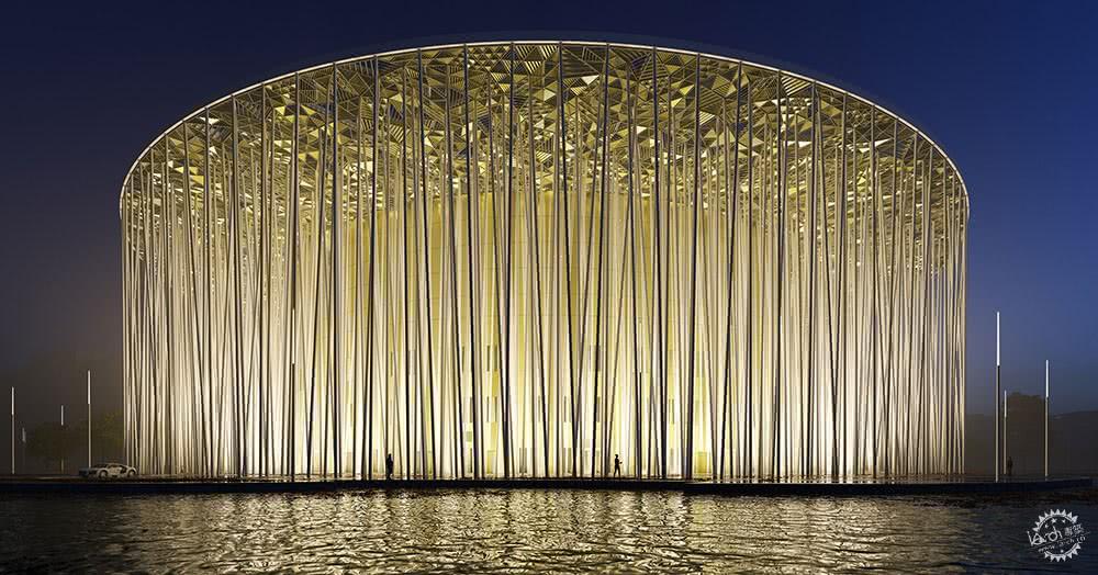 无锡“白色森林”剧院, 光影的游戏