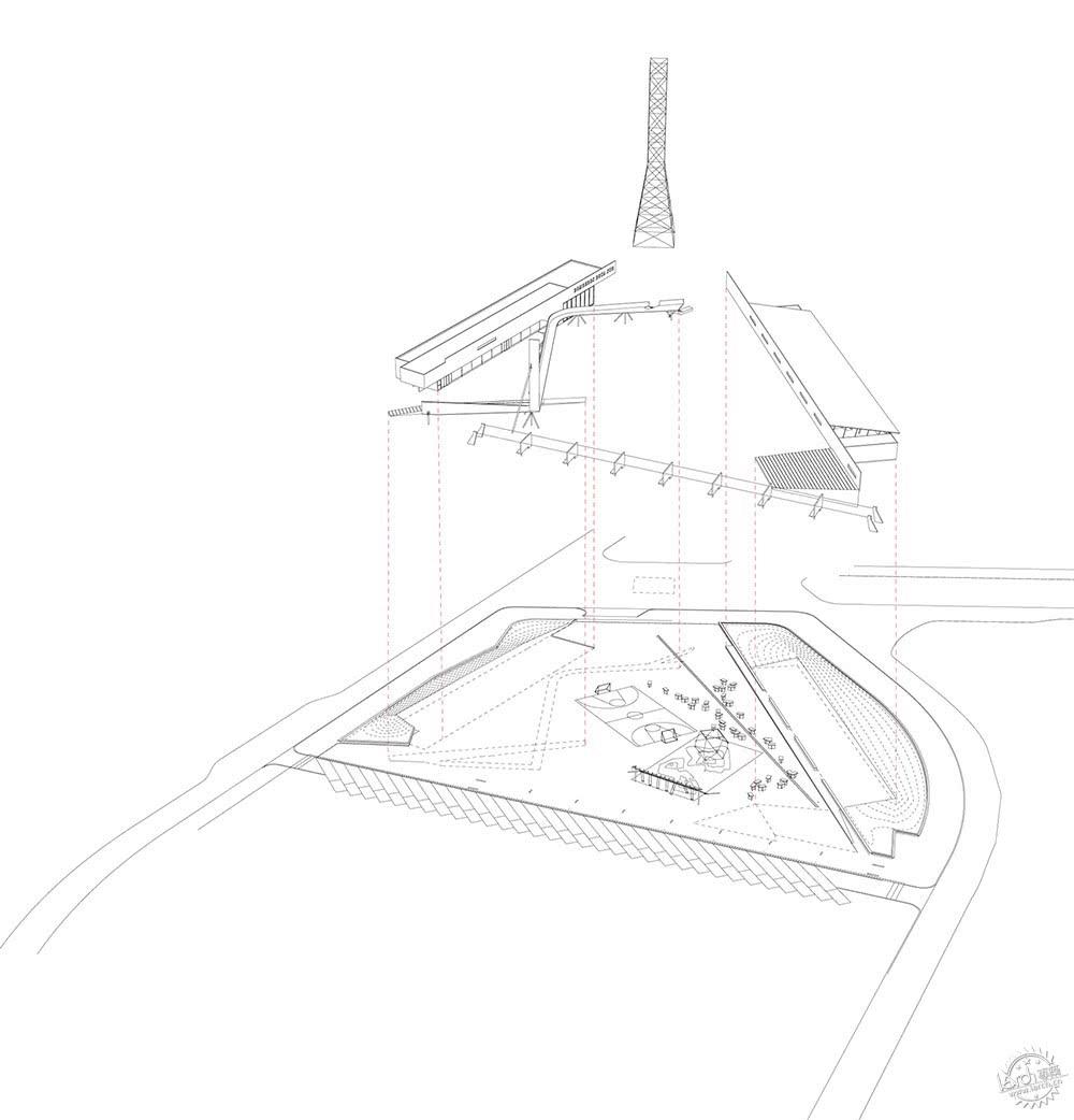 经典的红与黑, 用在社区中心真是绝了