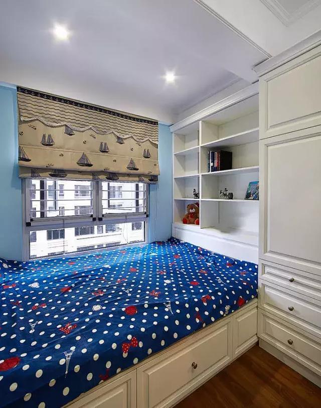 89㎡现代欧式, 书桌装在飘窗上, 大理石橱柜真上档次!