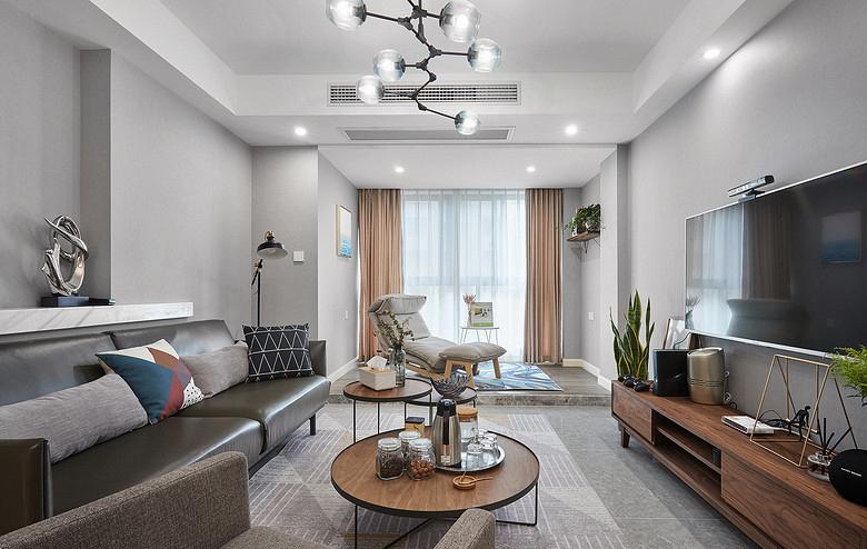 100平米现代北欧风格三室二厅装修案例 打造一个简单却又温馨舒适的家