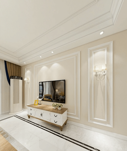 恒茂红谷新城120平简美效果, 这个户型做四房也是相当美好的