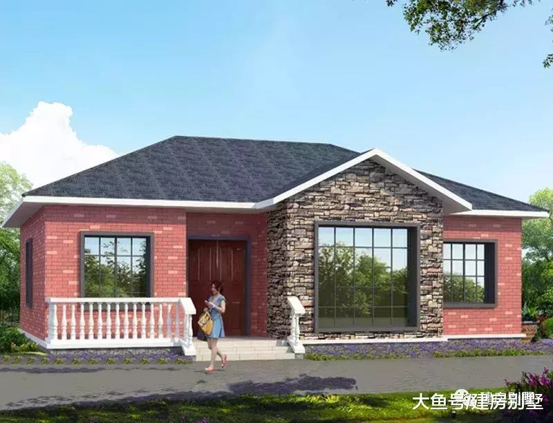 3栋适合给爸妈养老的一层别墅, 造价15万左右